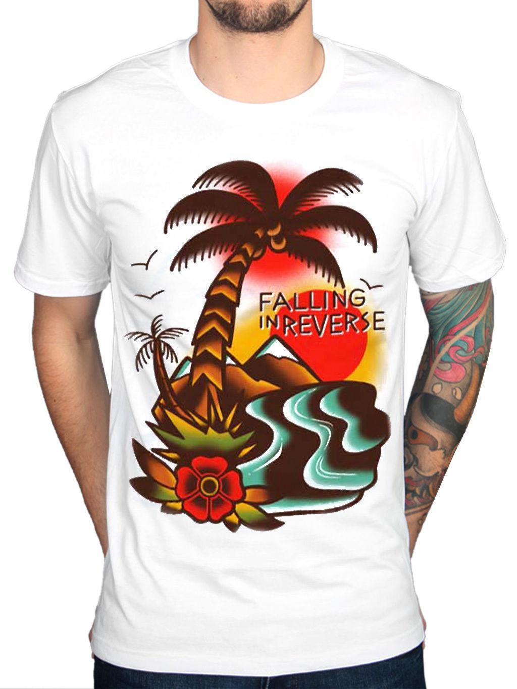Official Falling In Reverse Desert Island T-shirt Rock - Van Halen 1984 Cover T Shirt , HD Wallpaper & Backgrounds