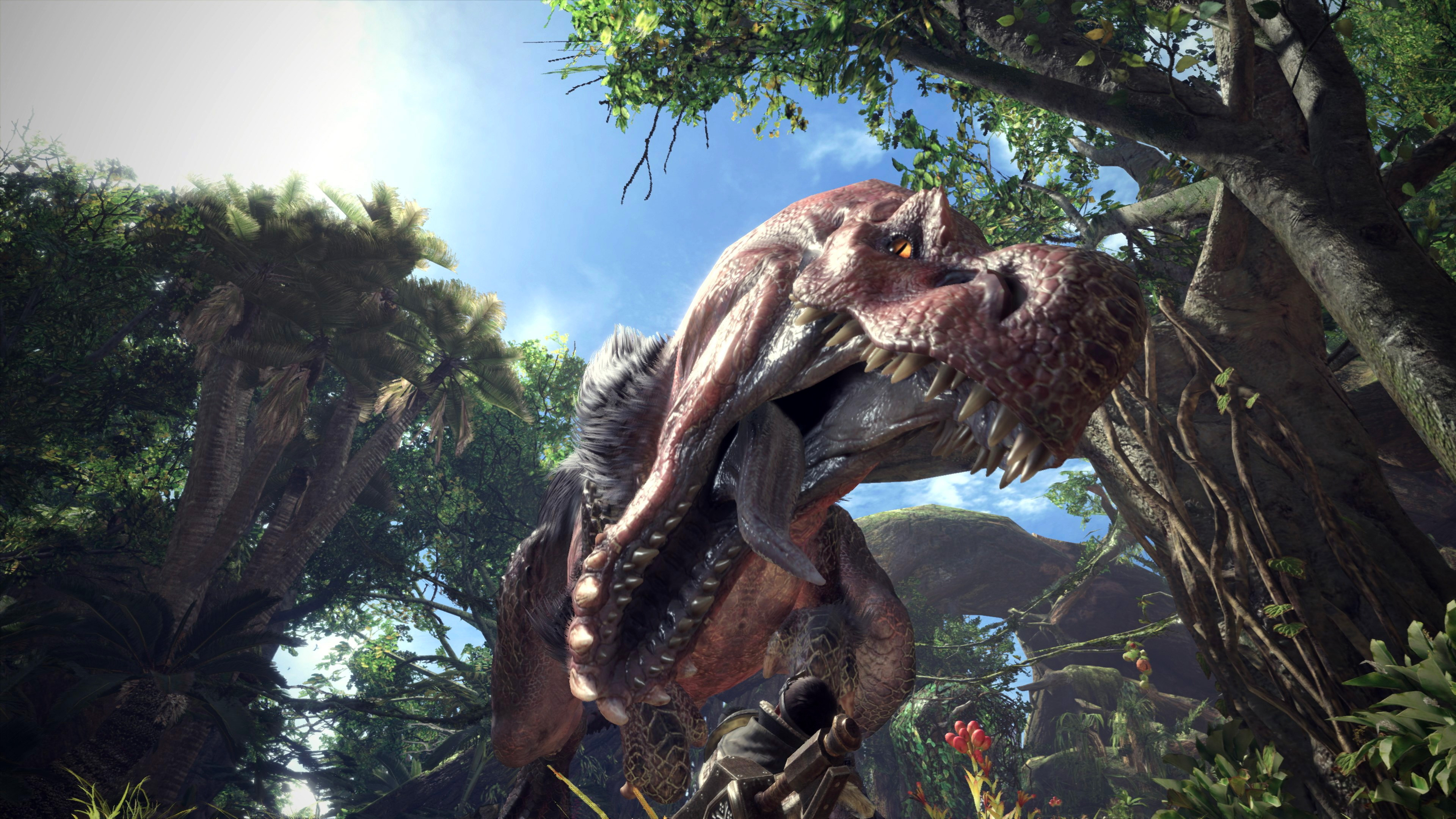 Monster Hunter World Wallpapers In Ultra Hd 4k Gameranx - Monster Hunter World Anjanath , HD Wallpaper & Backgrounds