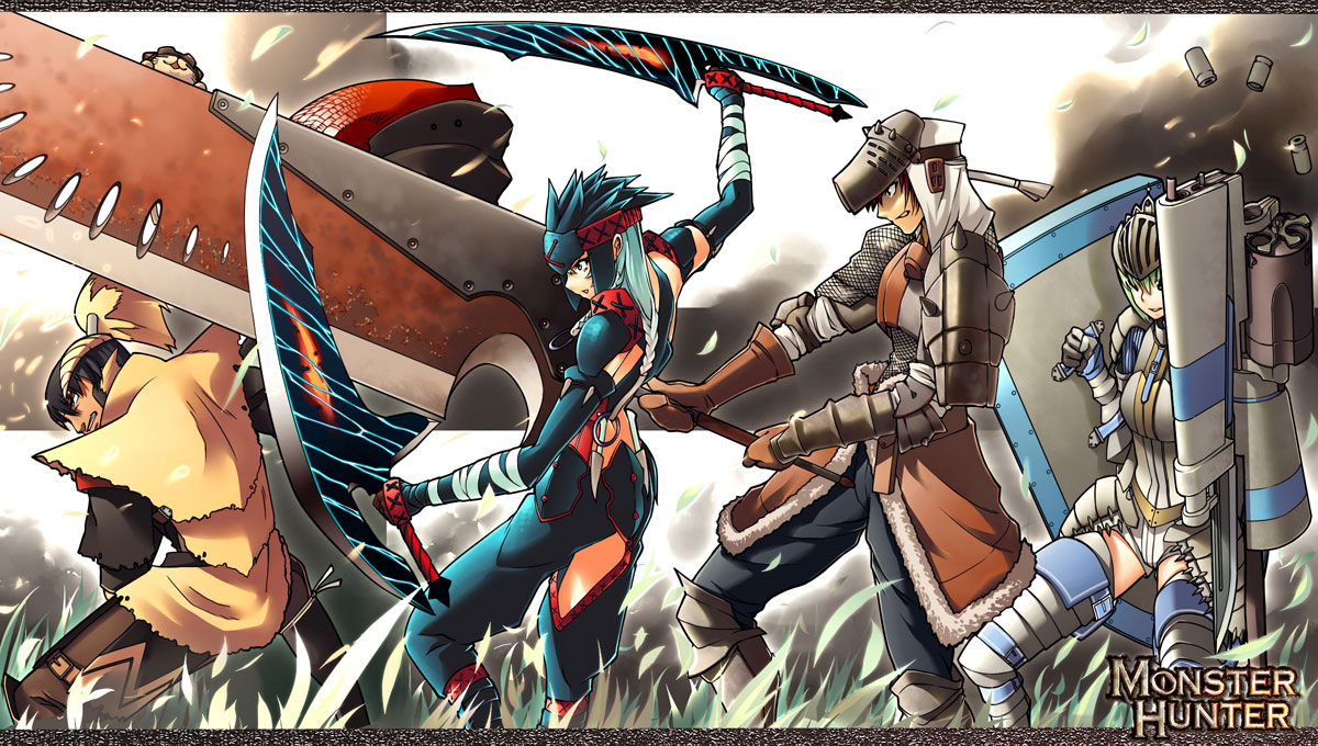 Monster Hunter Team Art , HD Wallpaper & Backgrounds
