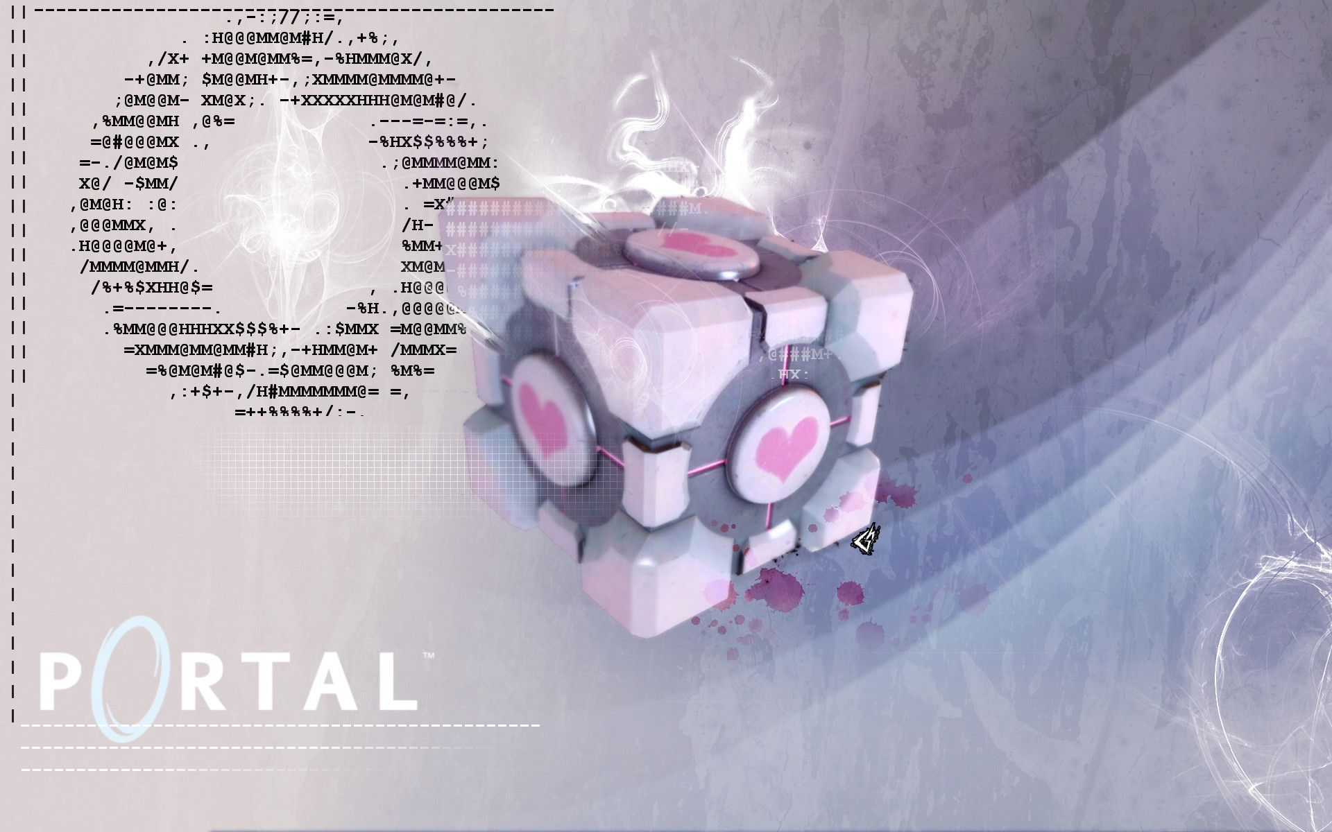 Portal Companion Cube Hd , HD Wallpaper & Backgrounds