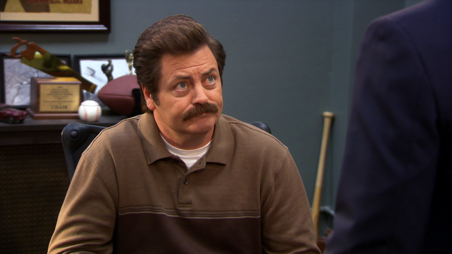 Watch Parks And Recreation Web Exclusive - Ron Swanson 100 Words , HD Wallpaper & Backgrounds