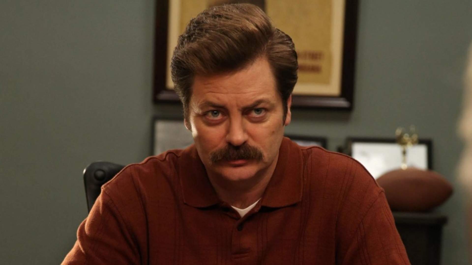 Nick Offerman Parks And Rec , HD Wallpaper & Backgrounds