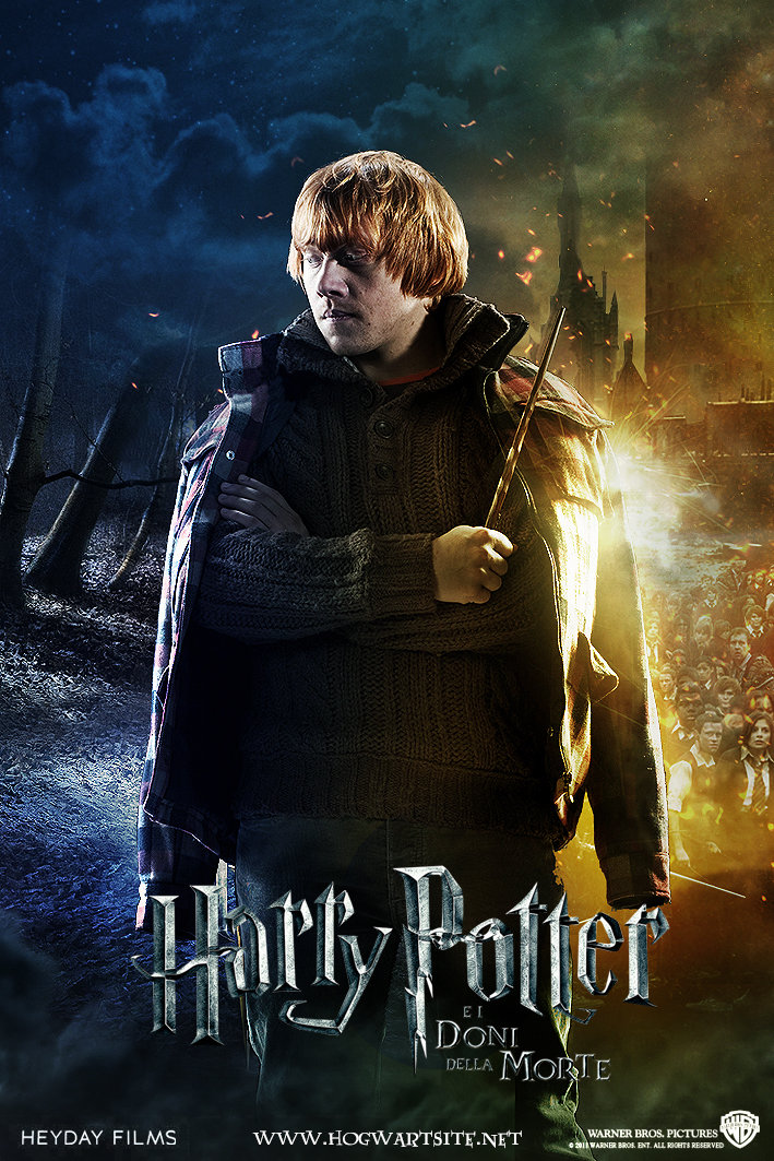 Ron Weasley Poster - Ronald Weasley Deathly Hallows , HD Wallpaper & Backgrounds