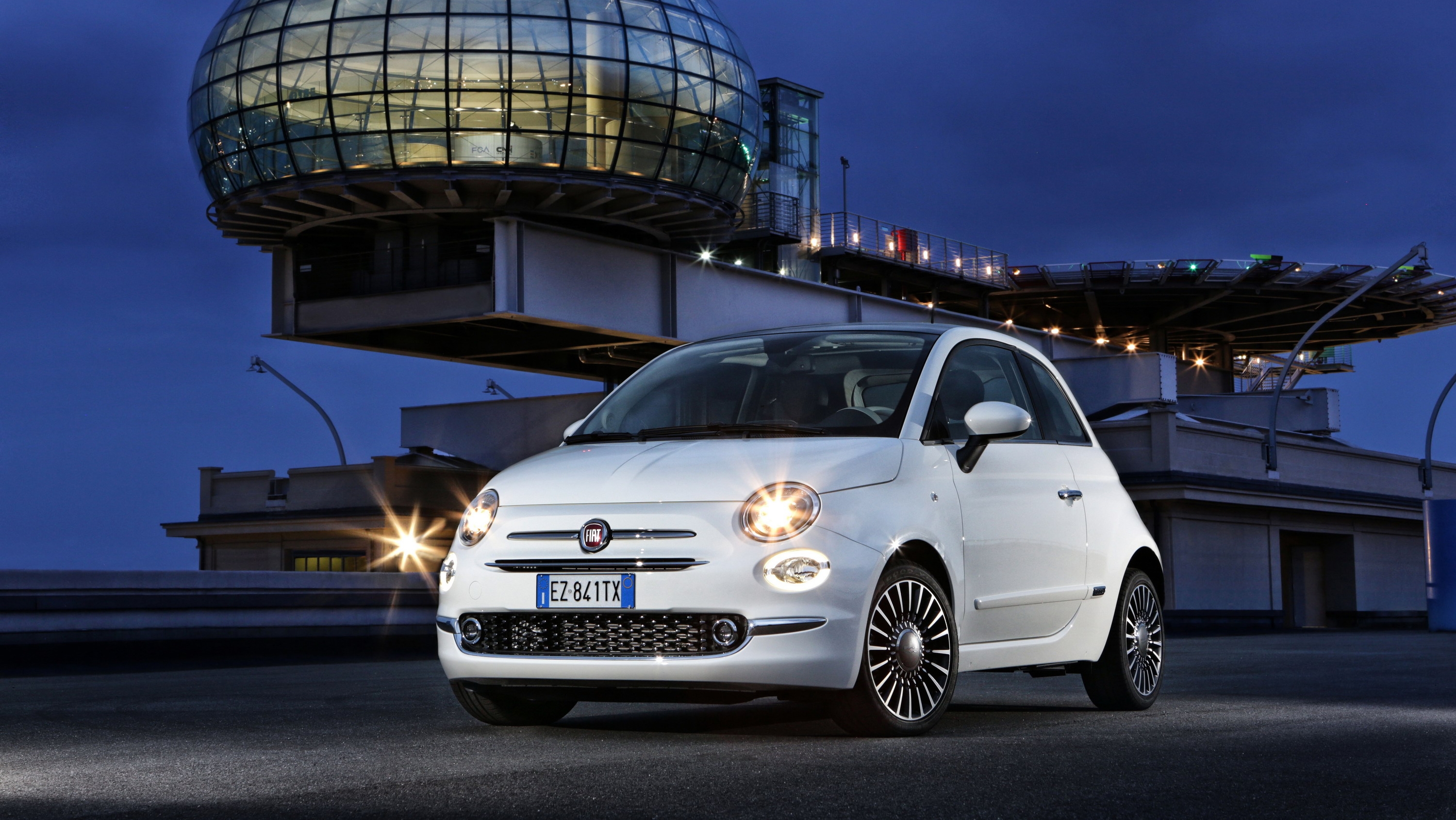 Fiat 500 Day Lights , HD Wallpaper & Backgrounds