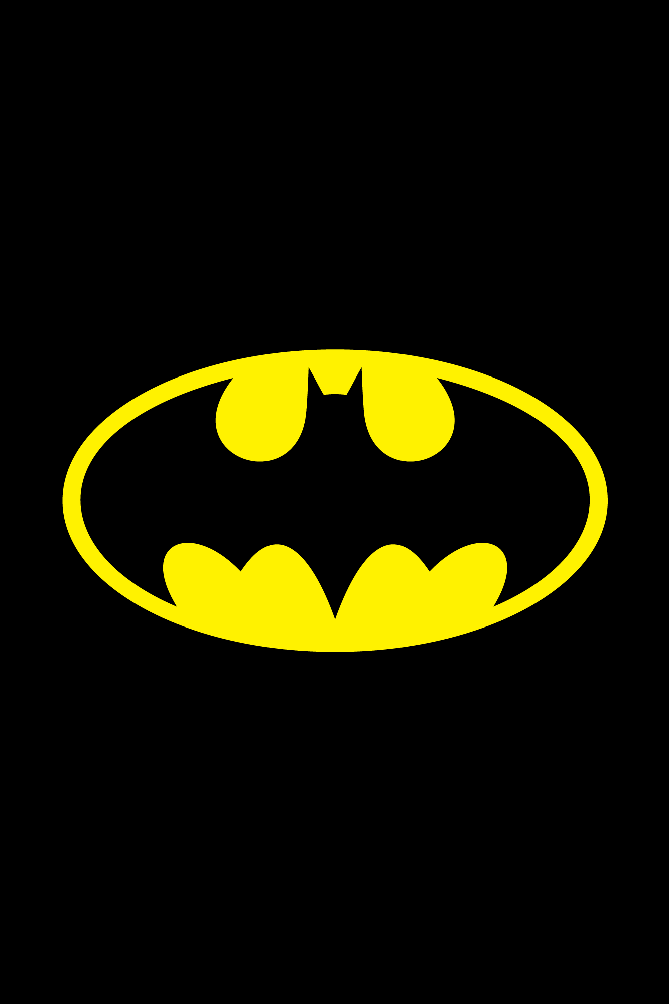 Fondo Batman Para Iphone - Batman Logo , HD Wallpaper & Backgrounds