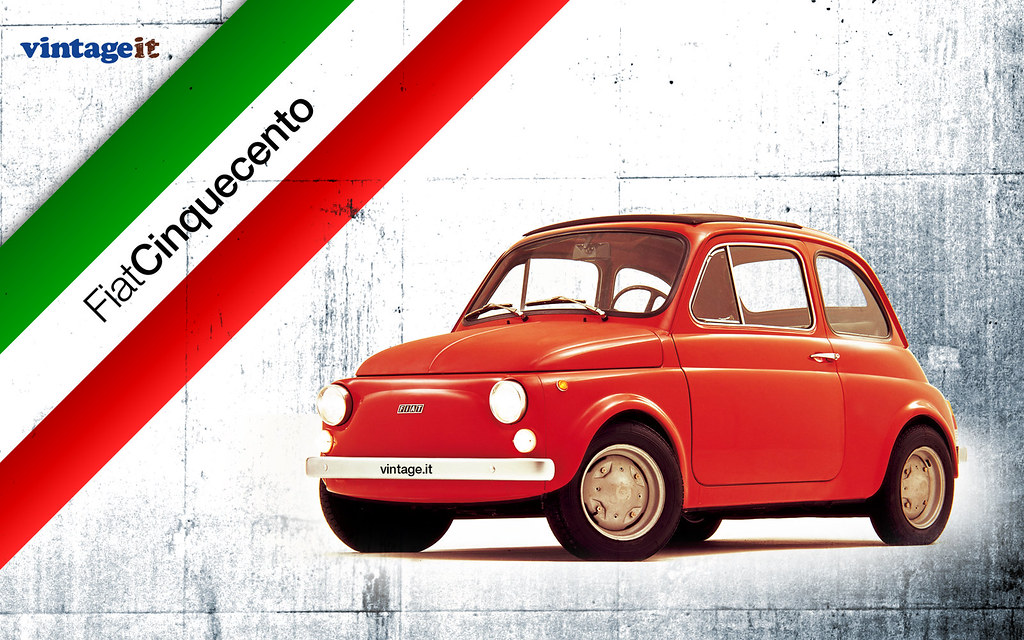 Fiat 500 Vintage Hd , HD Wallpaper & Backgrounds