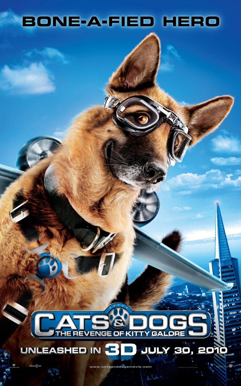 Cats & Dogs - Cats And Dogs The Revenge Of Kitty Galore Movie Poster , HD Wallpaper & Backgrounds