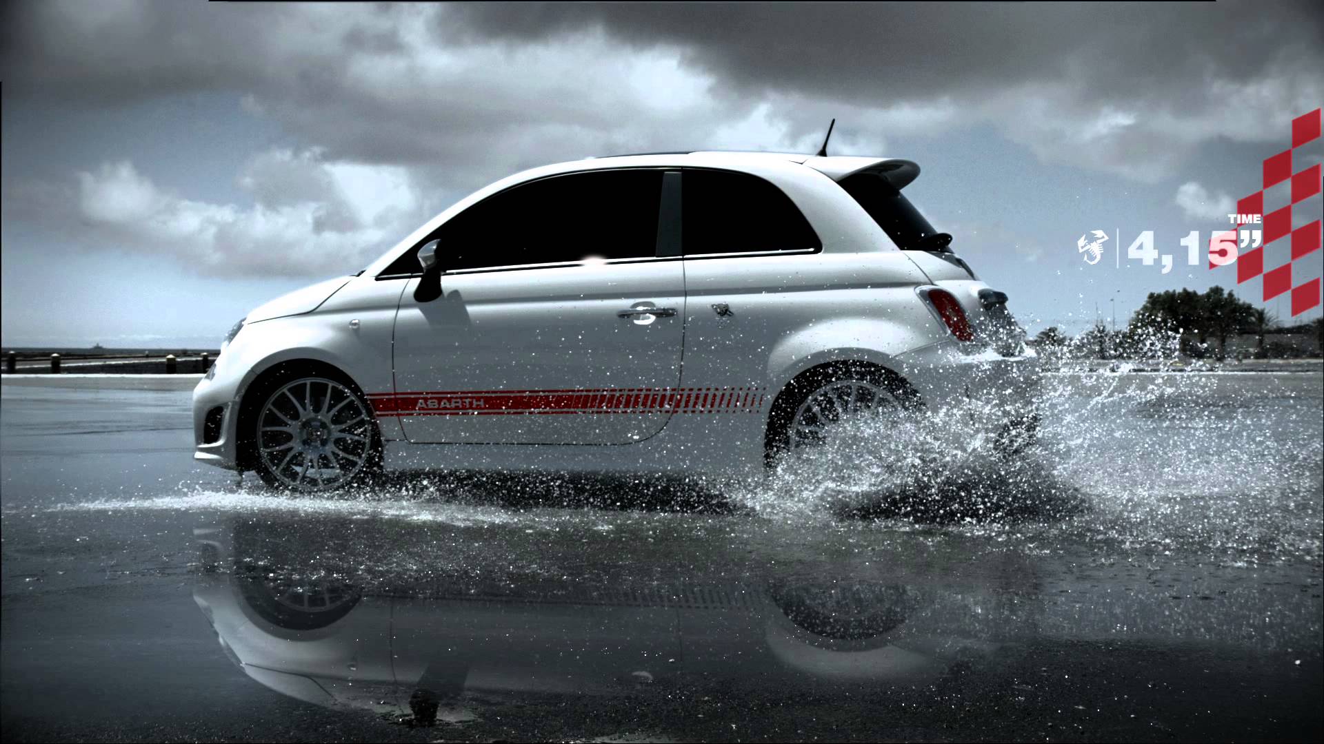 Abarth Wallpaper - Abarth 595 Hd , HD Wallpaper & Backgrounds