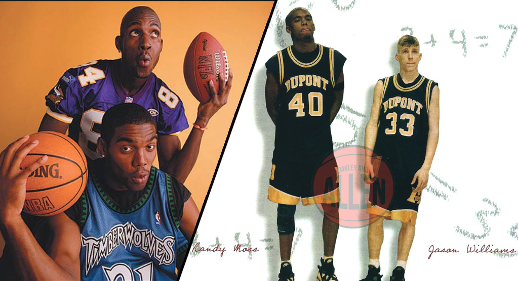 Remembering Randy Moss The Basketball Player - Randy Moss Kevin Garnett , HD Wallpaper & Backgrounds