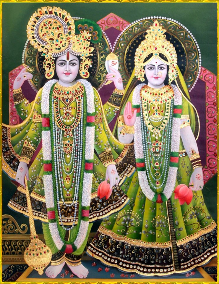 Vishnu And Lakshmi Images - Vishnu Lakshmi Wallpaper Hd , HD Wallpaper & Backgrounds