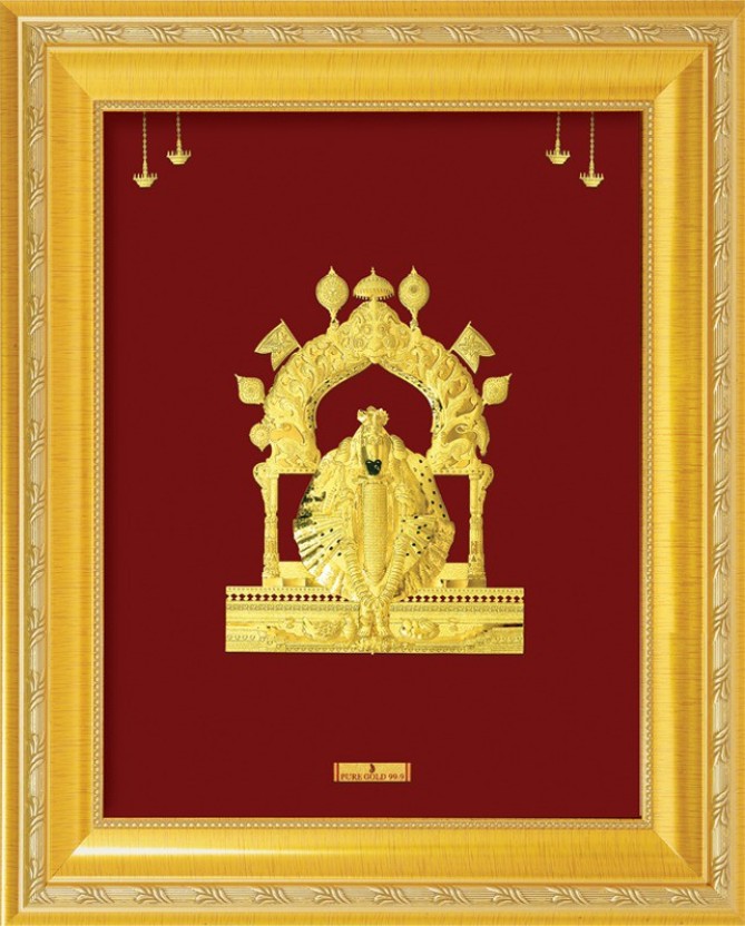 Prima Art Ambabai Mahalaxmi Religious Frame Price In - Picture Frame , HD Wallpaper & Backgrounds