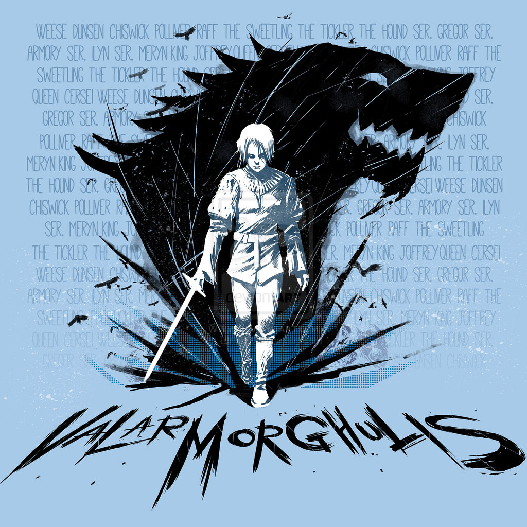 New Game Of Thrones Daenerys Targaryen Valar Morghulis - Game Of Thrones Arya Design , HD Wallpaper & Backgrounds