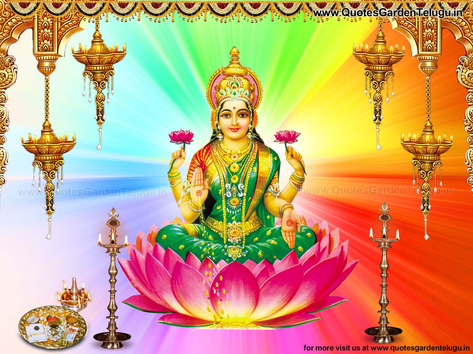 Goddess Mahalakshmi Devi Hd Wallpapers Images Pictures - Lakshmi Devi Images Png , HD Wallpaper & Backgrounds