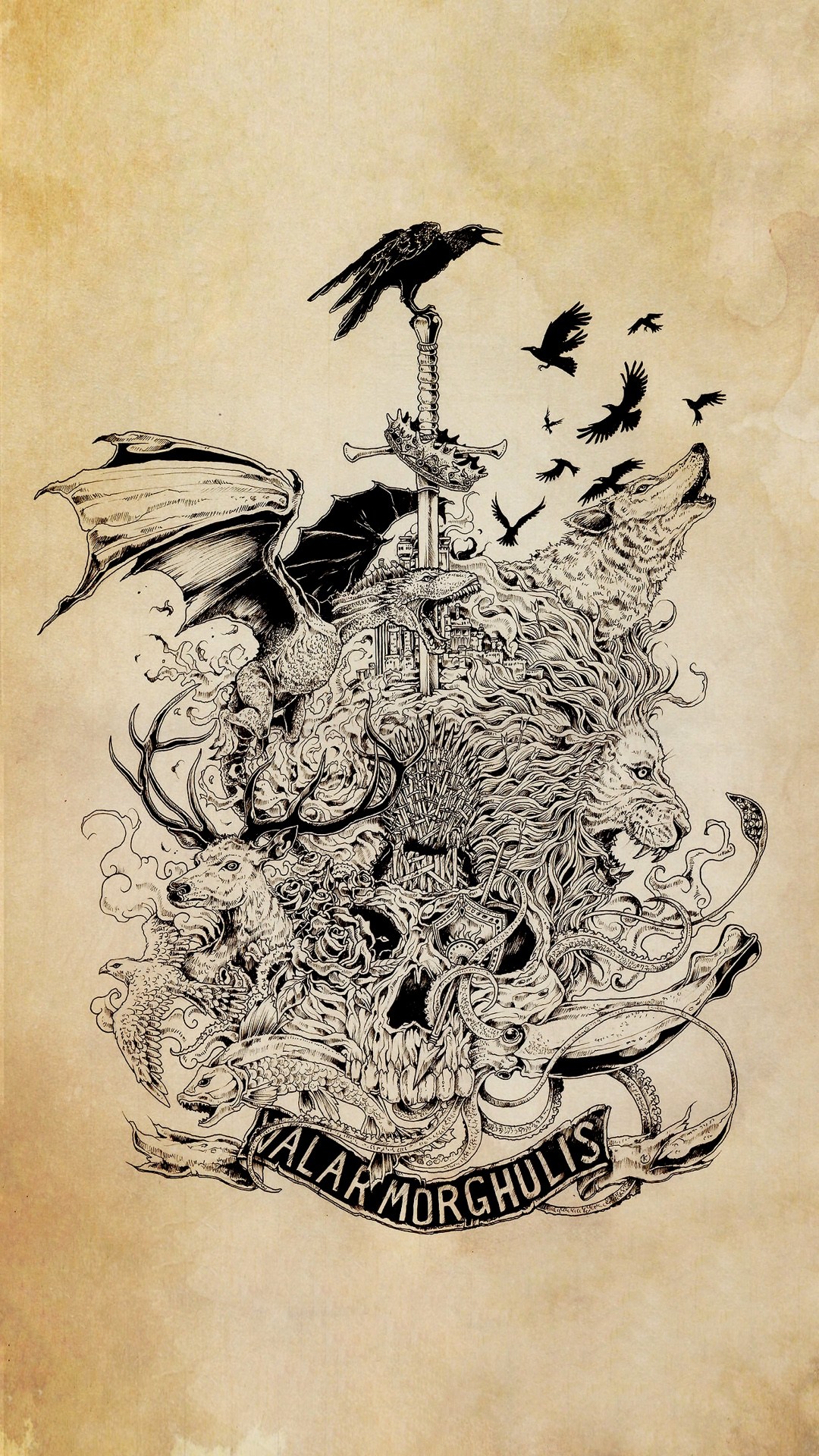 Valar Morghulis Game Of Thrones Tattoo - Valar Morghulis , HD Wallpaper & Backgrounds