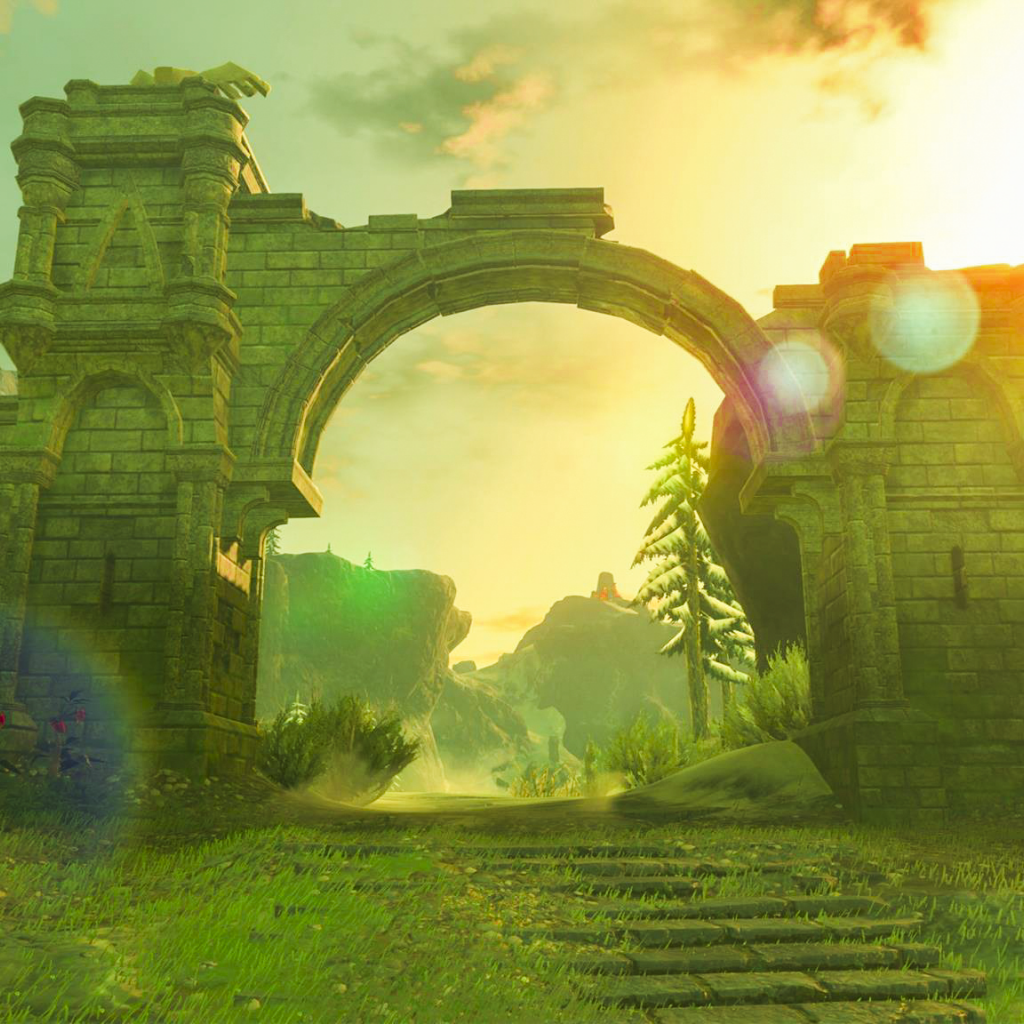 Legend Of Zelda Breath Of The Wild Landscape , HD Wallpaper & Backgrounds