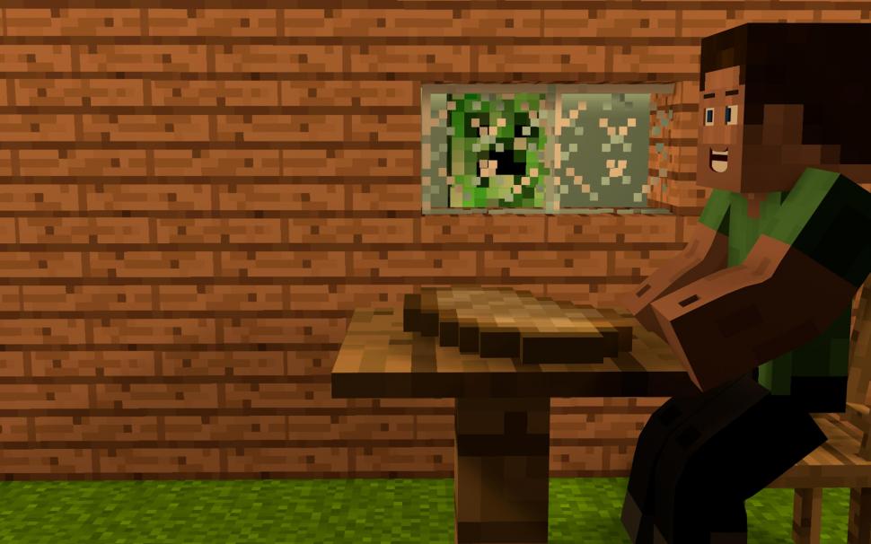 Minecraft Wallpaper - Brickwork , HD Wallpaper & Backgrounds