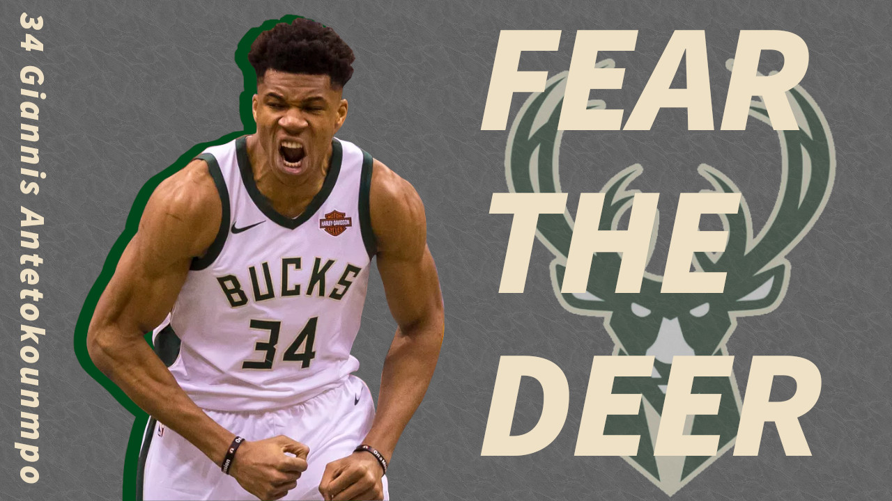 Lakers Fan Passing Through - Fear The Deer Giannis , HD Wallpaper & Backgrounds