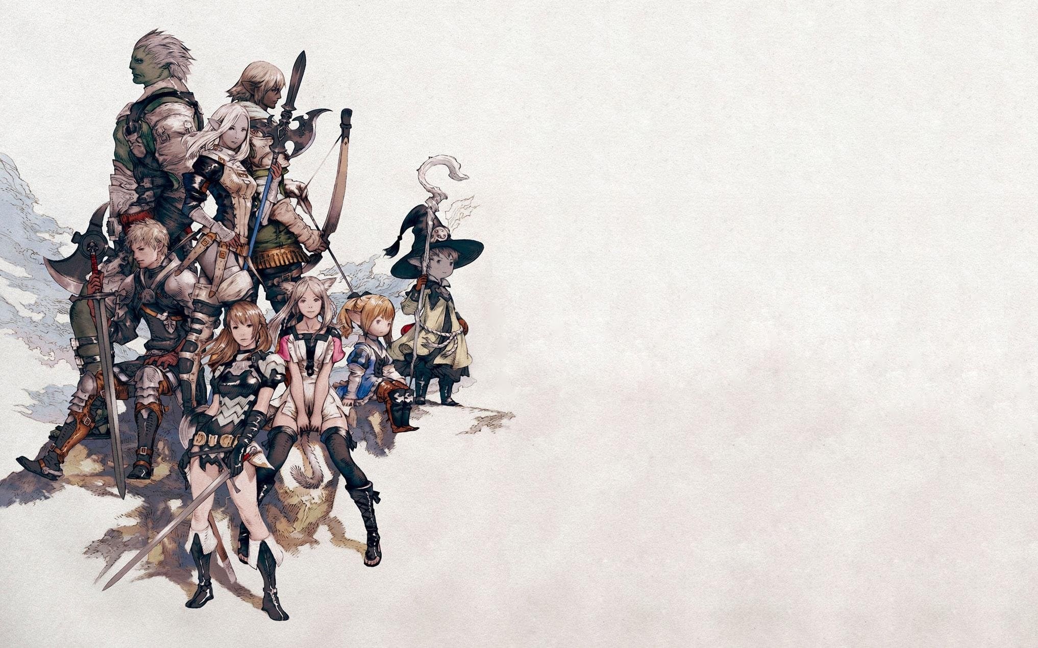 Final Fantasy Vi Wallpaper 435866 Source - Final Fantasy 14 Wallpaper 4k , HD Wallpaper & Backgrounds