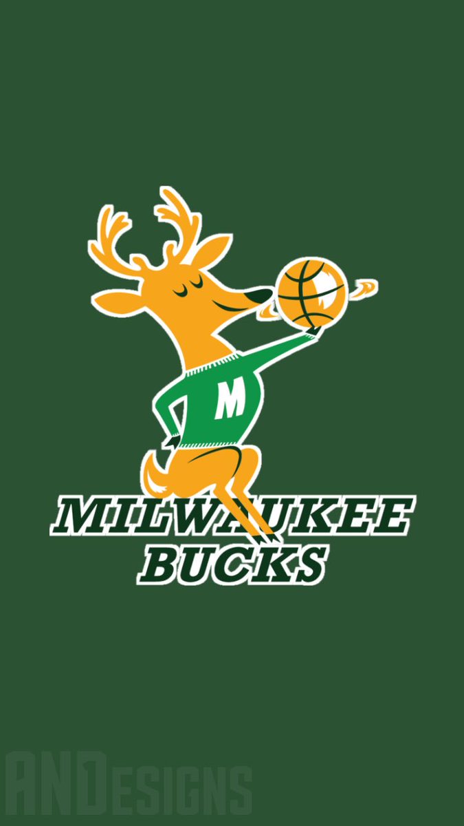 And1 Designs On Twitter - Milwaukee Bucks Throwback Logo , HD Wallpaper & Backgrounds