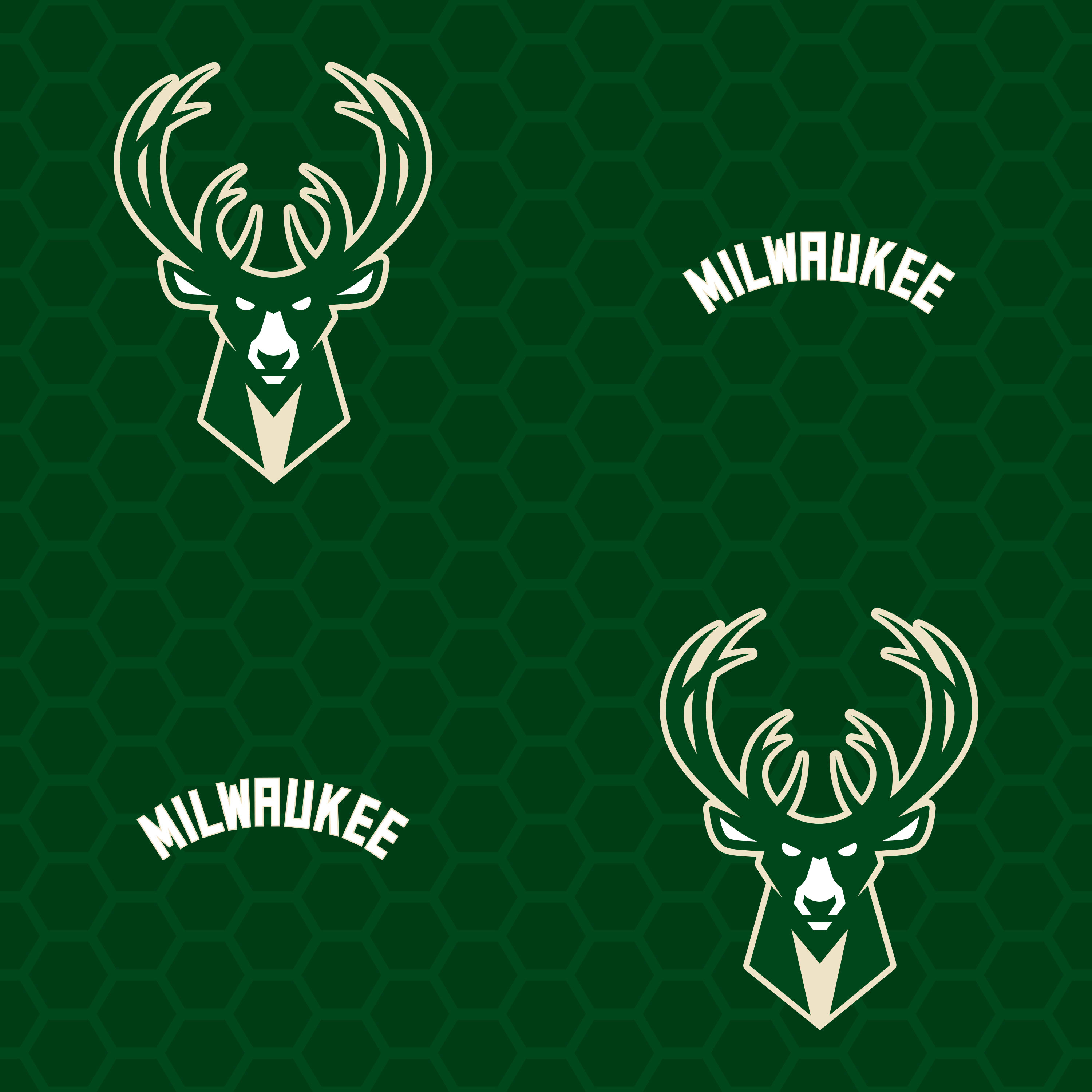 Logo Pattern - Milwaukee Bucks Green Logo , HD Wallpaper & Backgrounds