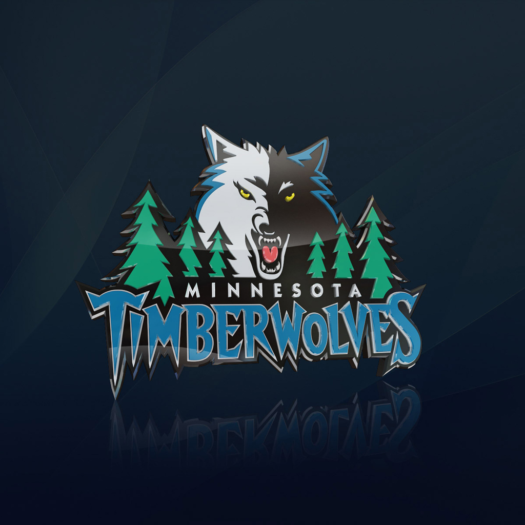 Minnesota Timberwolves Ipad Wallpaper - Minnesota Timberwolves Logo 3d , HD Wallpaper & Backgrounds