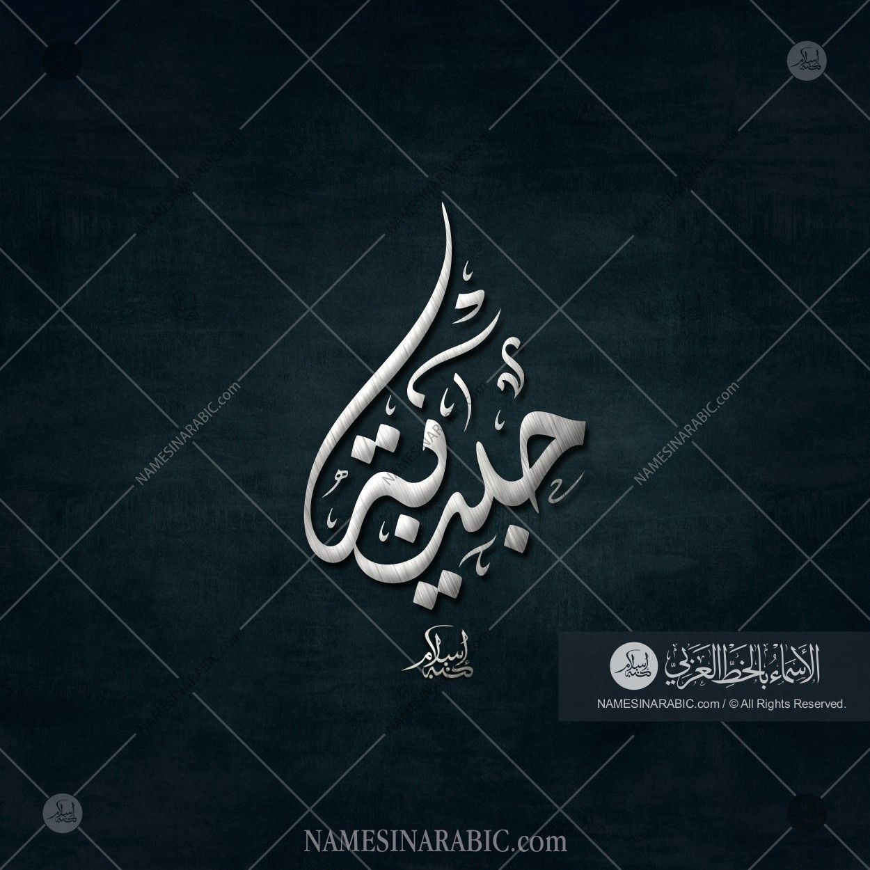Habiba حبيبة / Names In Arabic Calligraphy - Habiba Name , HD Wallpaper & Backgrounds