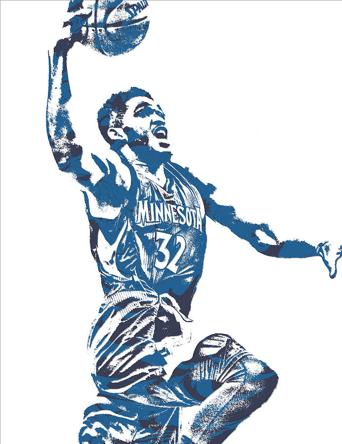 Karl Anthony Towns Minnesota Timberwolves Pixel Art - Karl Anthony Towns Poster , HD Wallpaper & Backgrounds