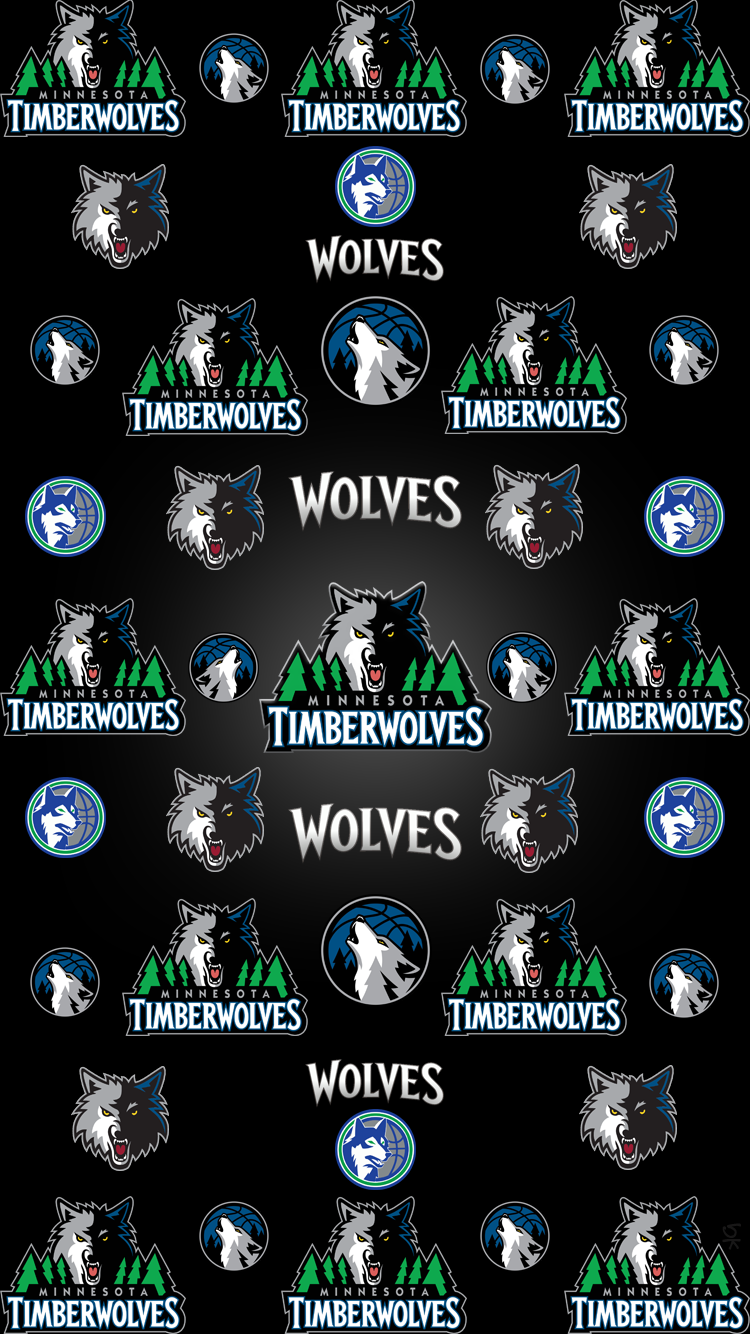 Minnesota Timberwolves Logos - Minnesota Timberwolves Logo Wallpaper Iphone , HD Wallpaper & Backgrounds