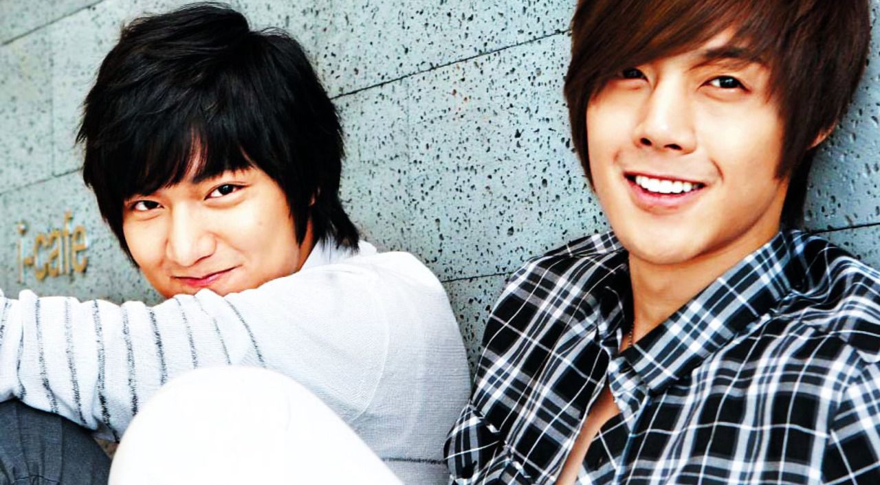 Free F4 - Kim Hyun Joong And Lee Min Ho , HD Wallpaper & Backgrounds