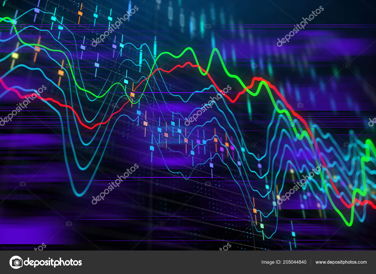 Creative Colorful Forex Chart Wallpaper Investment - Forex Chart , HD Wallpaper & Backgrounds