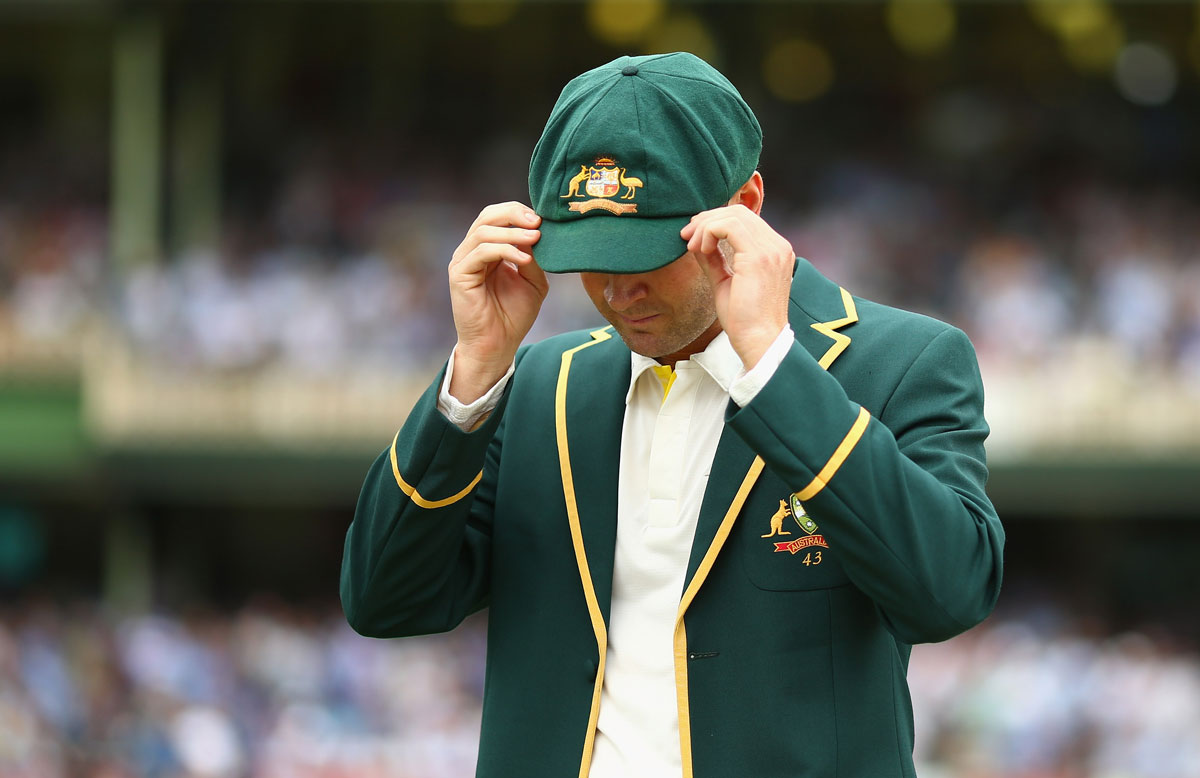 Clarke Announces His Retirement - Australia Test Cap In Cricket , HD Wallpaper & Backgrounds