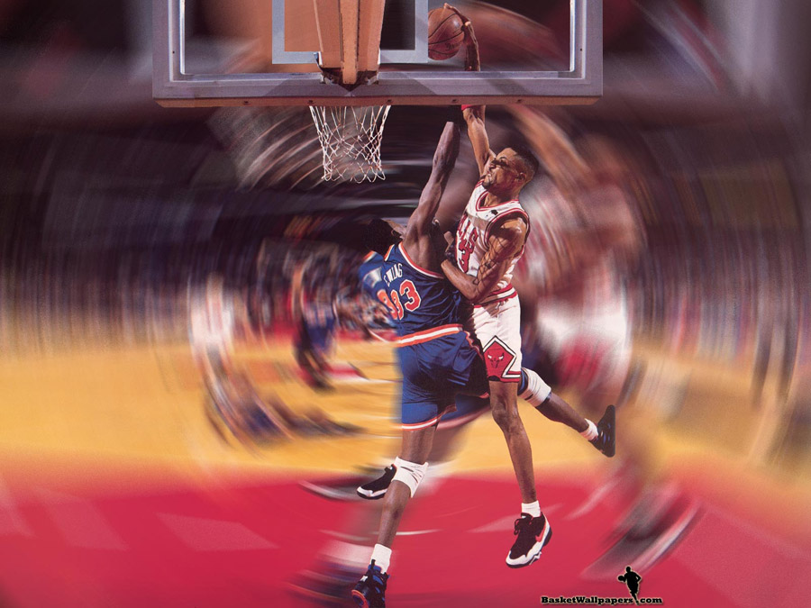 Scottie Pippen Dunk , HD Wallpaper & Backgrounds