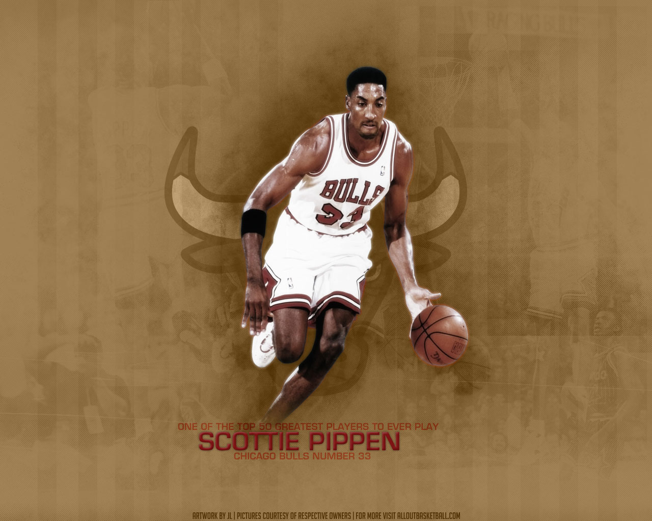 Scottie Pippen Wallpaper Hd , HD Wallpaper & Backgrounds