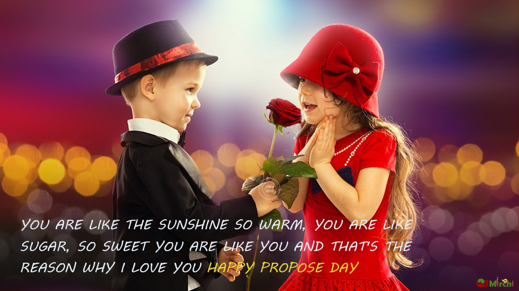 Happy Propose Day - Love Boy And Girl Hd , HD Wallpaper & Backgrounds