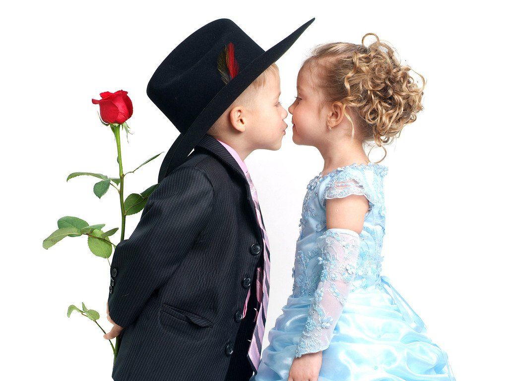 Happy Propose Day Wallpaper Free Download - Baby Love Kiss , HD Wallpaper & Backgrounds
