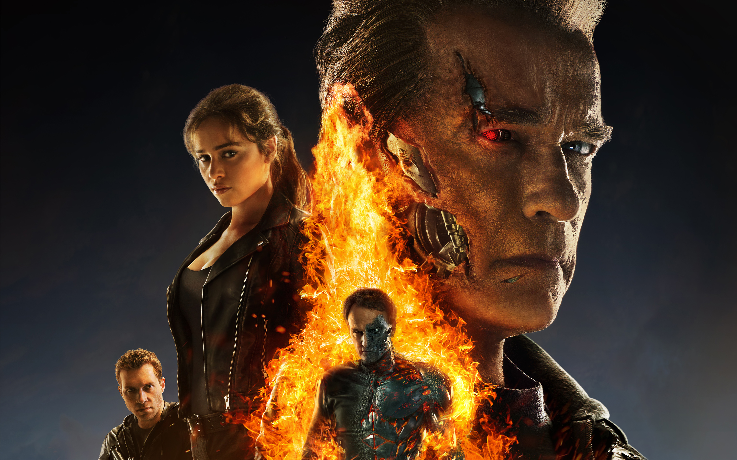 Terminator Genisys Wallpapers Desktop - Terminator Genisys Wallpaper Emilia Clarke , HD Wallpaper & Backgrounds