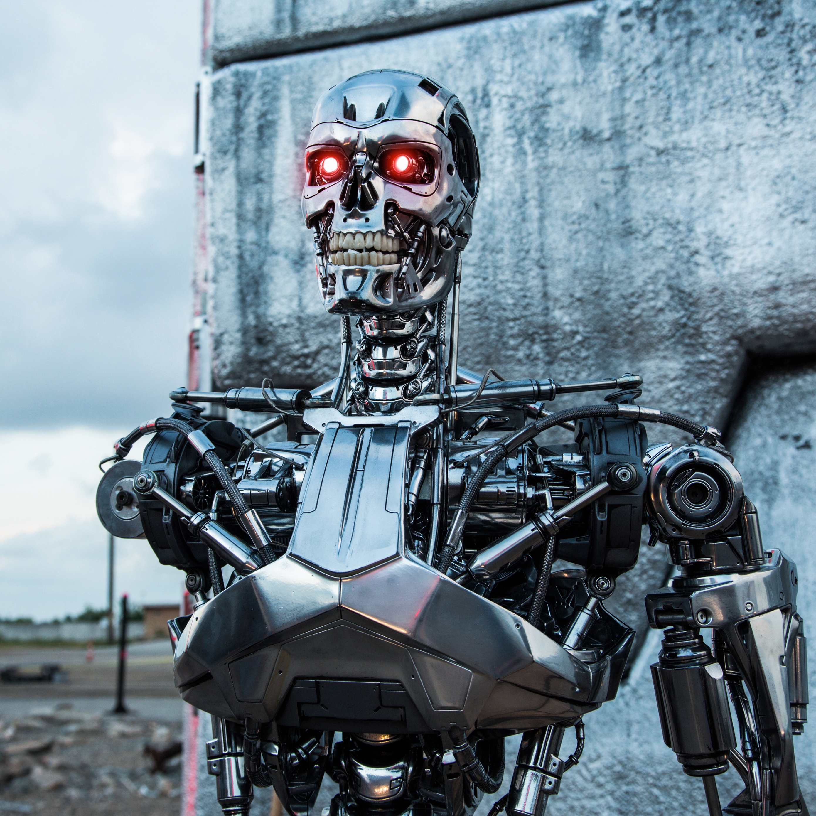 Wallpaper Genesis, Terminator, Robot, T-800 - Terminator T 800 , HD Wallpaper & Backgrounds