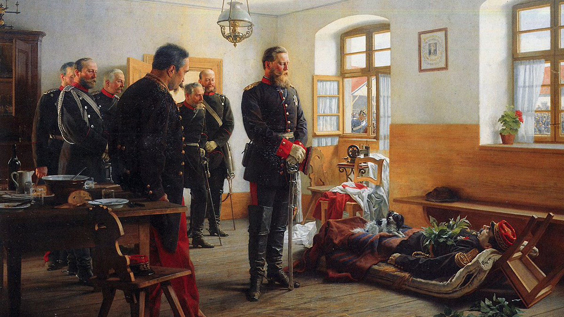 Anton Von Werner, Soldier, Dead, Men, History, Prussia, - Dead Of German Emperor , HD Wallpaper & Backgrounds