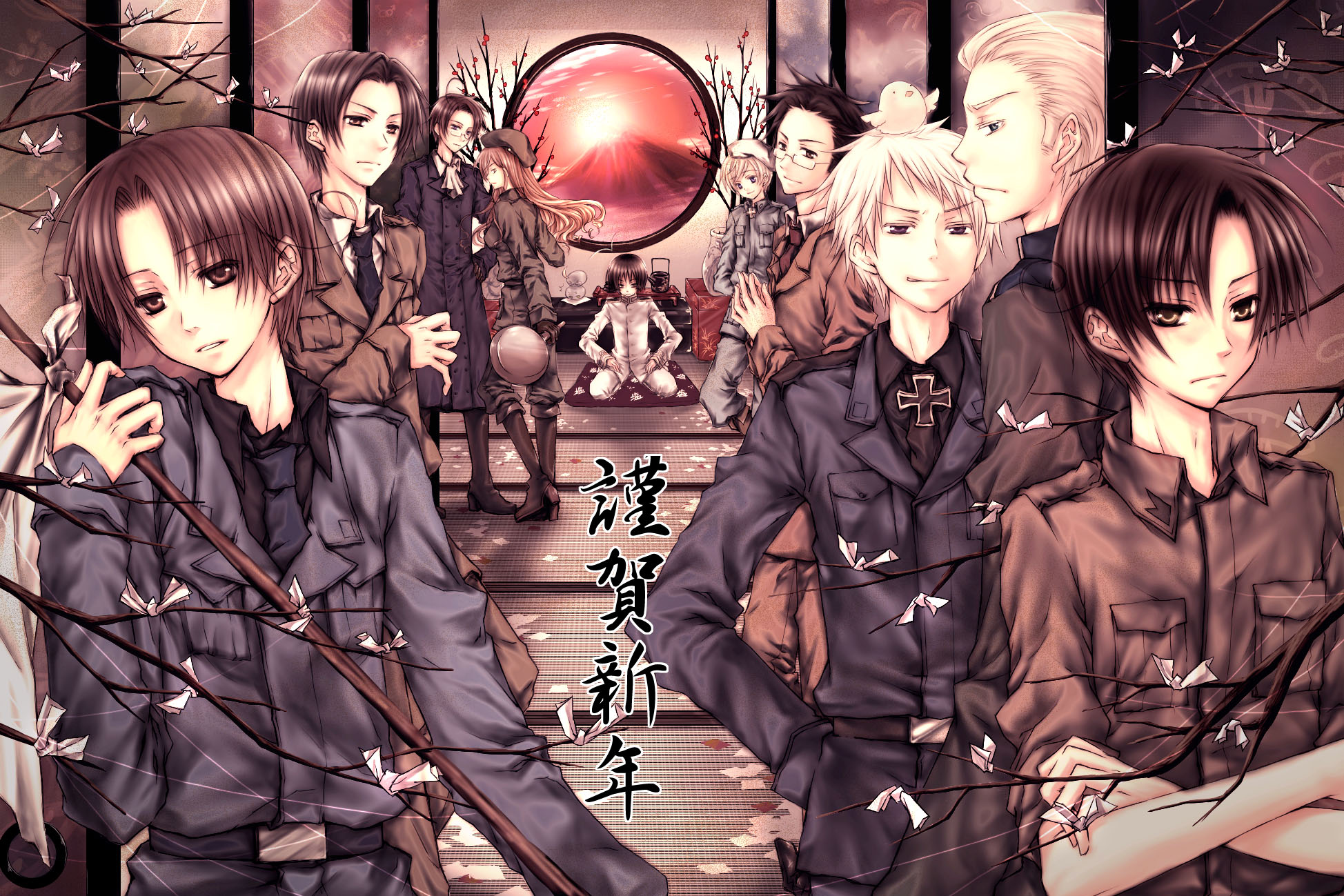 Japan, Germany, Austria, Hungary, Italy, Finland, Anime, - Hetalia Bulgaria Zerochan , HD Wallpaper & Backgrounds