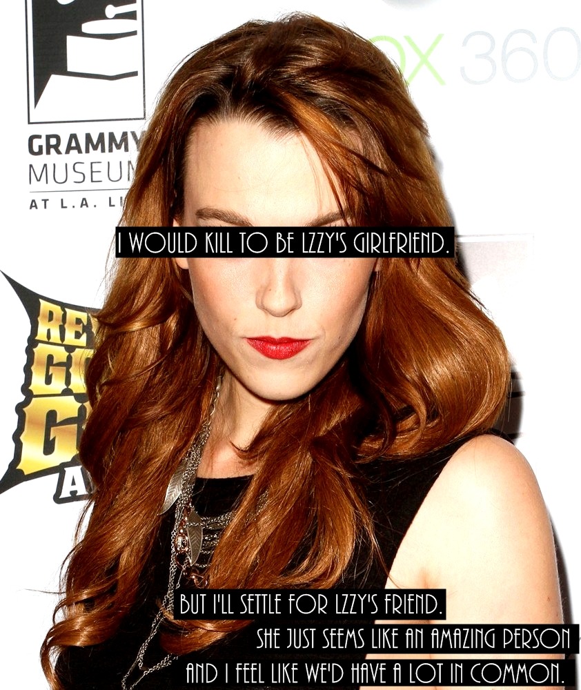 “i Would Kill To Be Lzzy's Girlfriend, But I'll Settle - Amy Lee Lzzy Hale , HD Wallpaper & Backgrounds