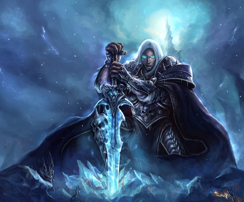 World Of Warcraft Lich King Arthas Menethil - Arthas The Death Knight , HD Wallpaper & Backgrounds