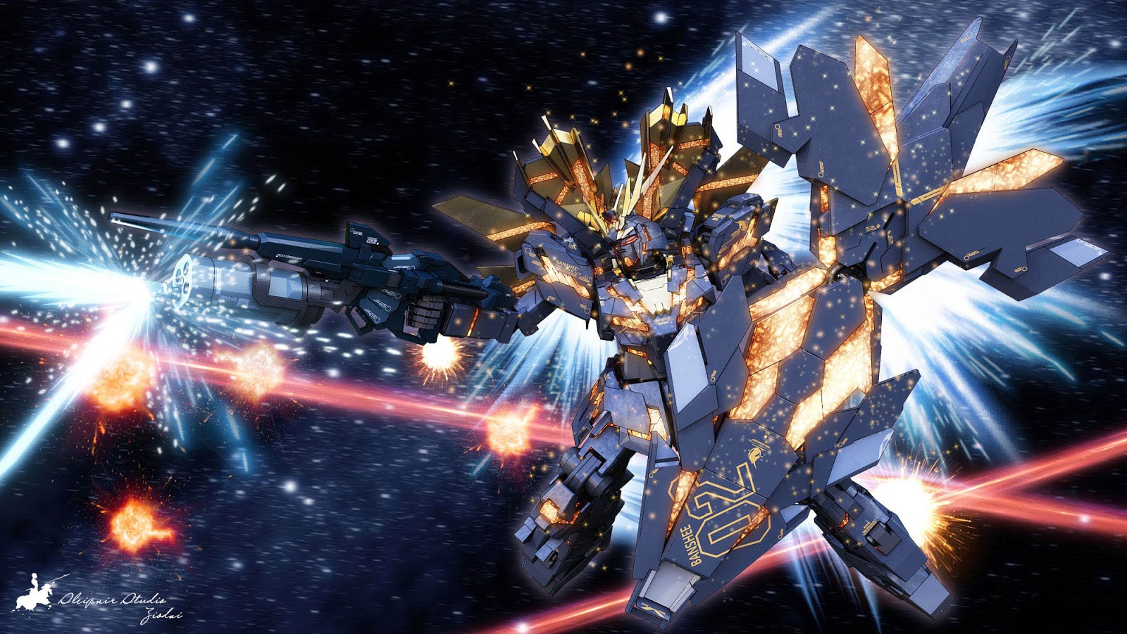 Gundam Banshee Wallpapers For Android - Gundam Banshee Norn Anime , HD Wallpaper & Backgrounds