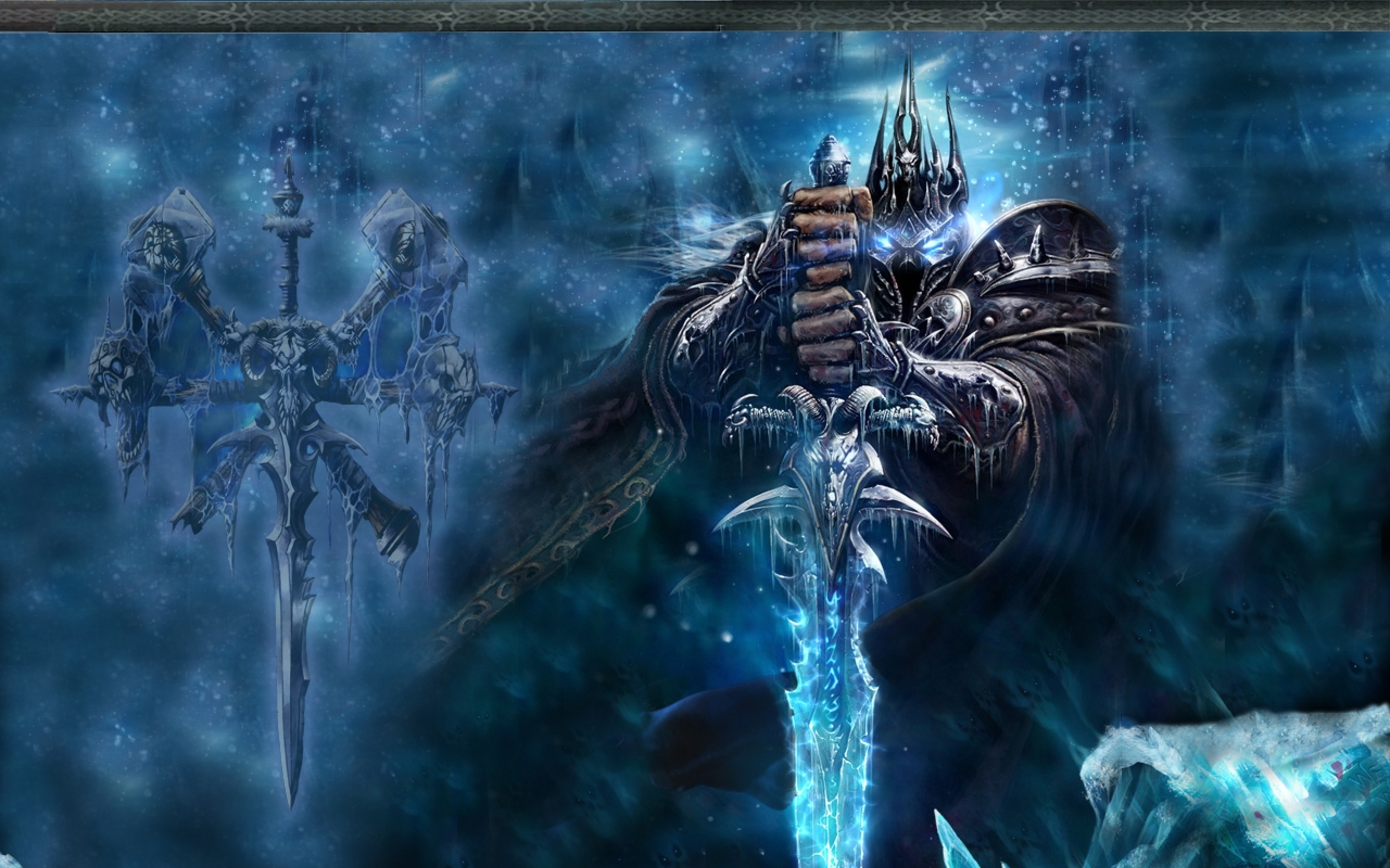 The Lich King World Of Warcraft Video Games Wallpaper - World Of Warcraft , HD Wallpaper & Backgrounds