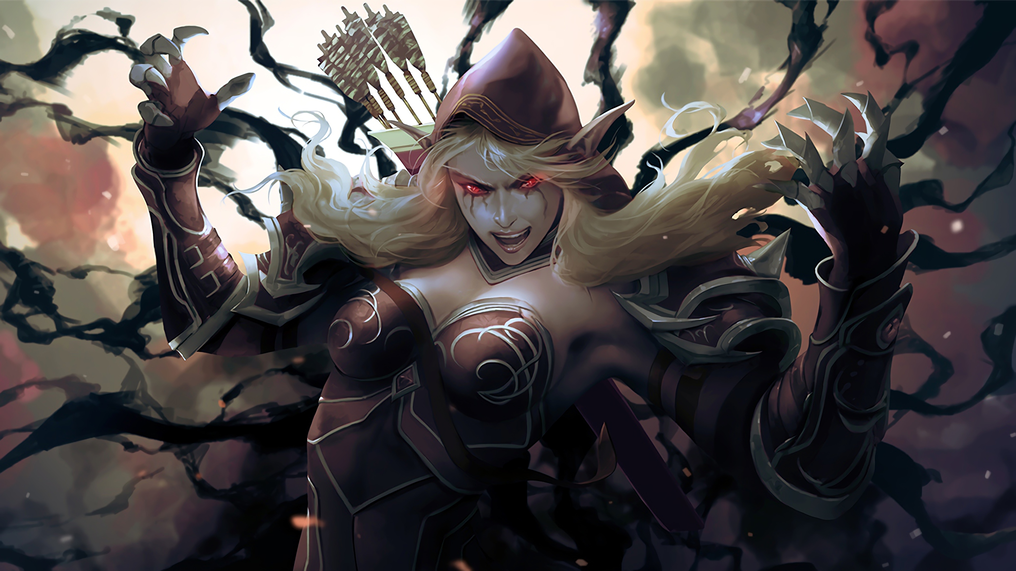 Sylvanas Windrunner Banshee Queen World Of Warcraft - Sylvanas Windrunner Battle For Azeroth , HD Wallpaper & Backgrounds