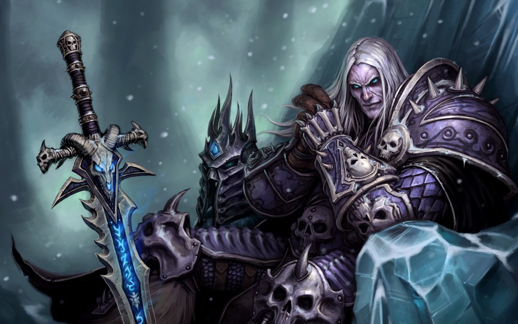 The Lich King World Of Warcraft Wrath Of The Lich King - Arthas Menethil , HD Wallpaper & Backgrounds