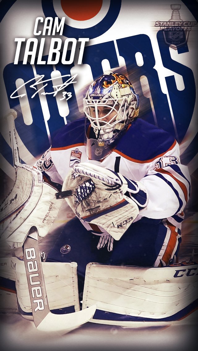 Some Oilers Iphone Wallpapers I've Designed - Cam Talbot 2017 Playoffs , HD Wallpaper & Backgrounds