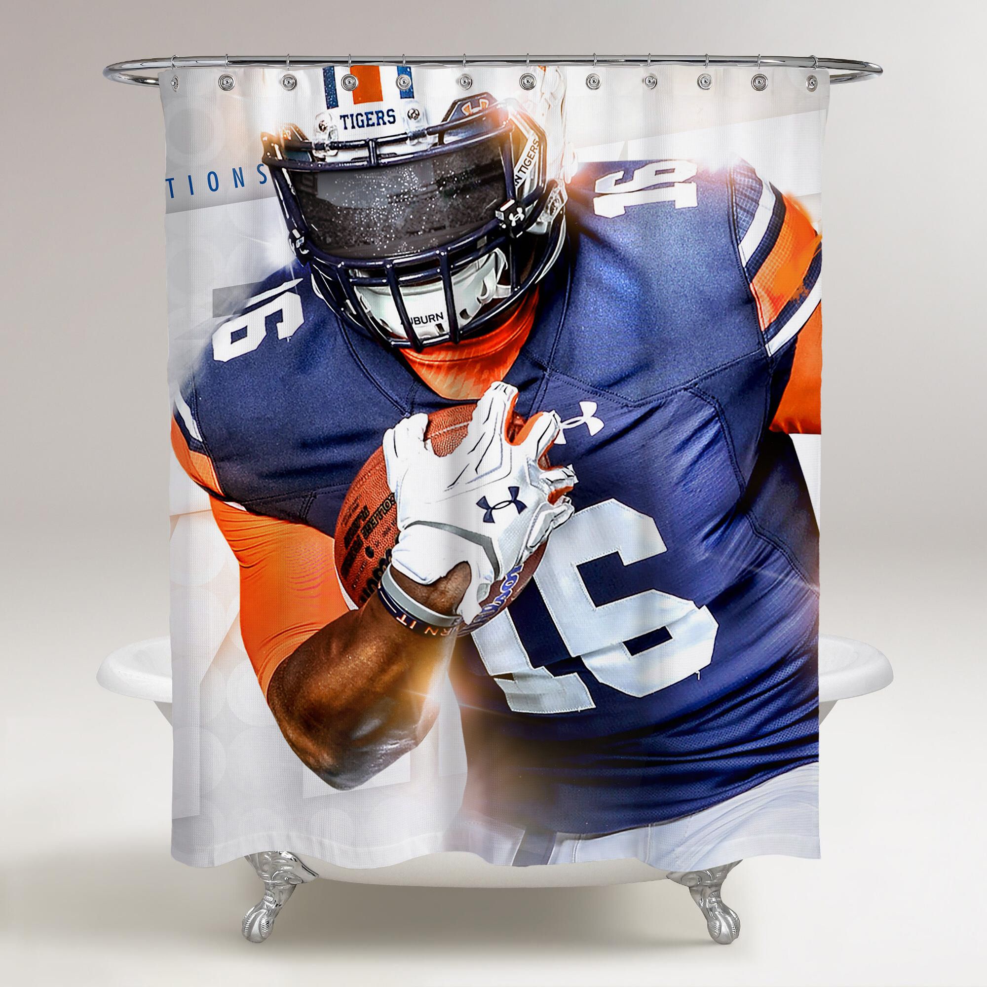 Auburn Tigers Wallpaper White Background Printed Shower - Face Mask , HD Wallpaper & Backgrounds