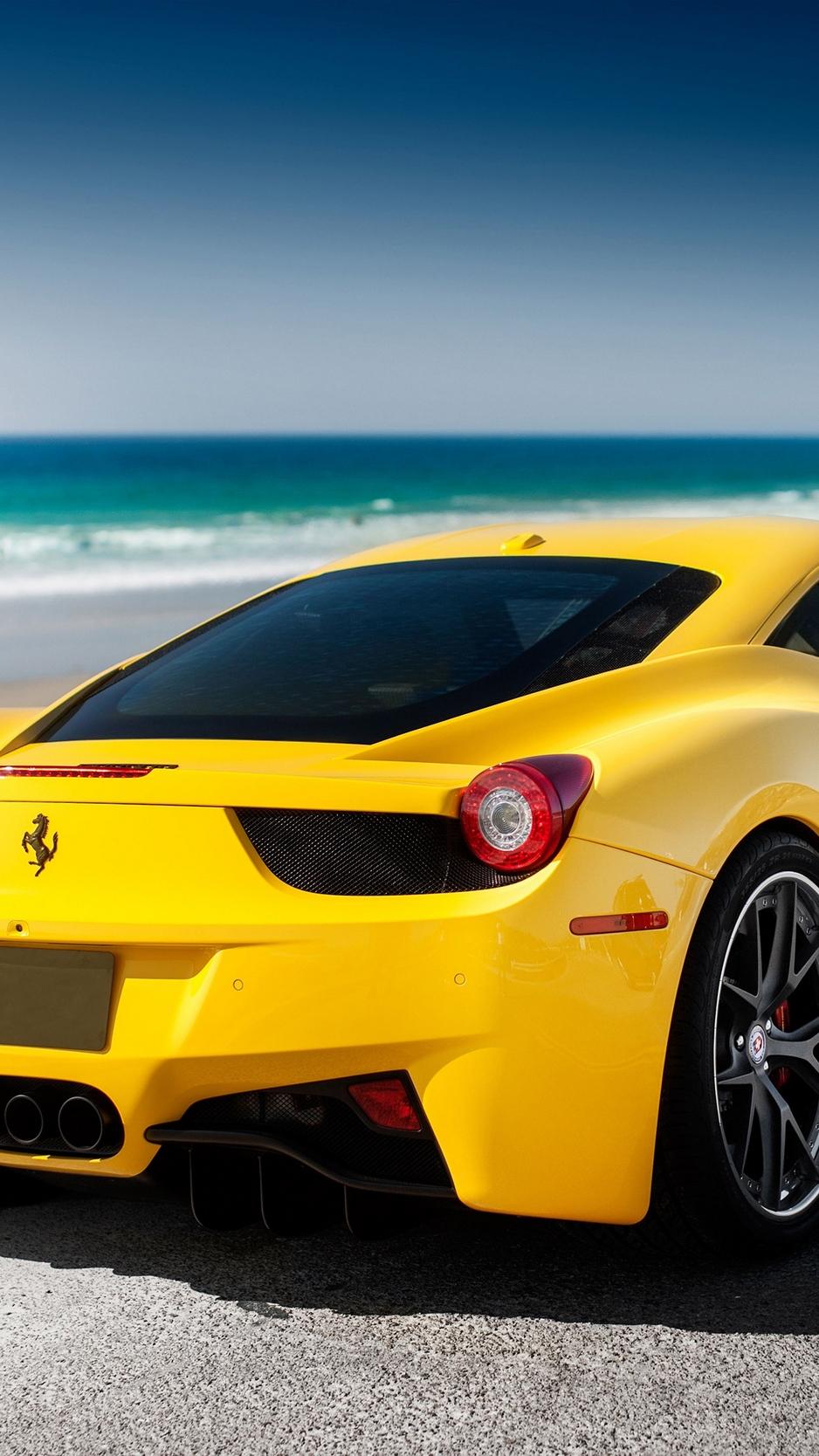 Ferrari - Ferrari Yellow , HD Wallpaper & Backgrounds