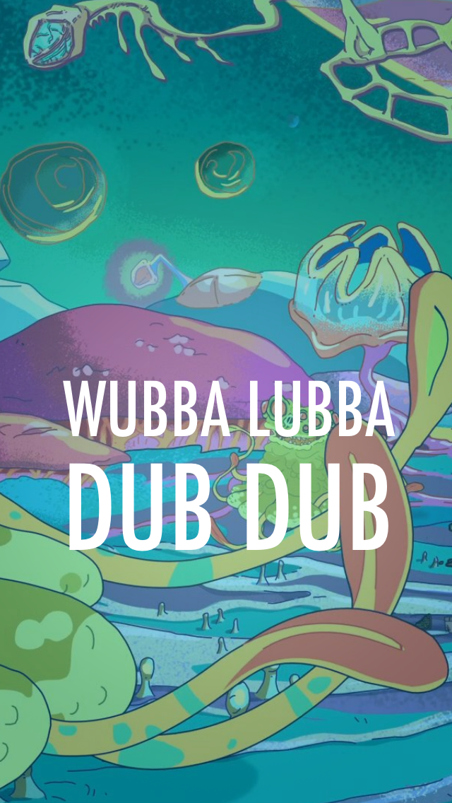 Rick And Morty - Wubba Lubba Dub Dub Rick Y Morty , HD Wallpaper & Backgrounds