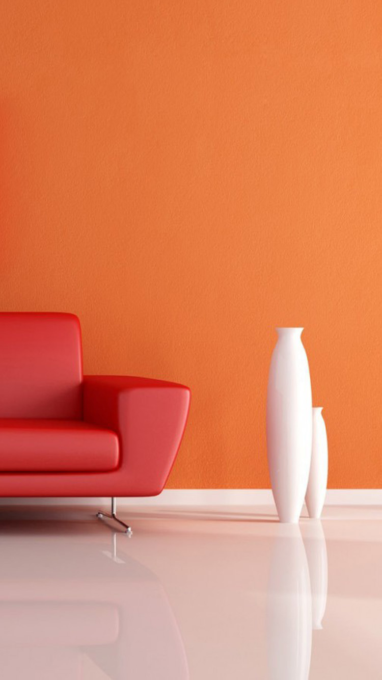 Orange Iphone Wallpaper - Canvas , HD Wallpaper & Backgrounds